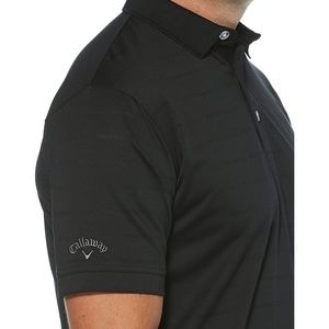 Callaway Men's Basic Short Sleeve Opti-Vent Open Mesh Polo Golf Shirt